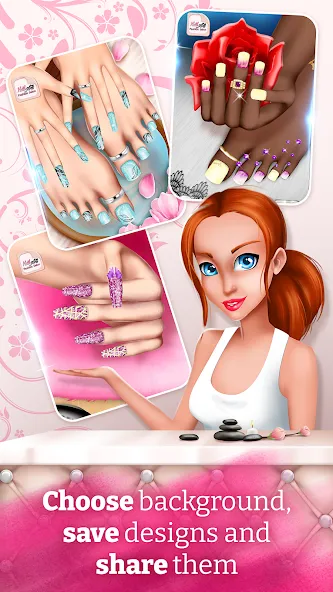 Nail Art Fashion Salon Game MOD — Безлимитные деньги и все предметы на Андроид — скриншот 5