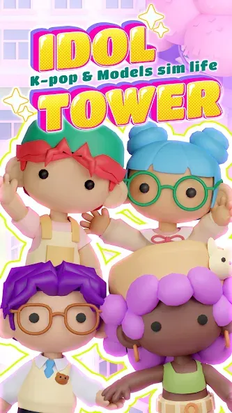 Скачать Idol Tower: K-pop & Models на Андроид — Безлимитные деньги и премиум-контент — скриншот 4