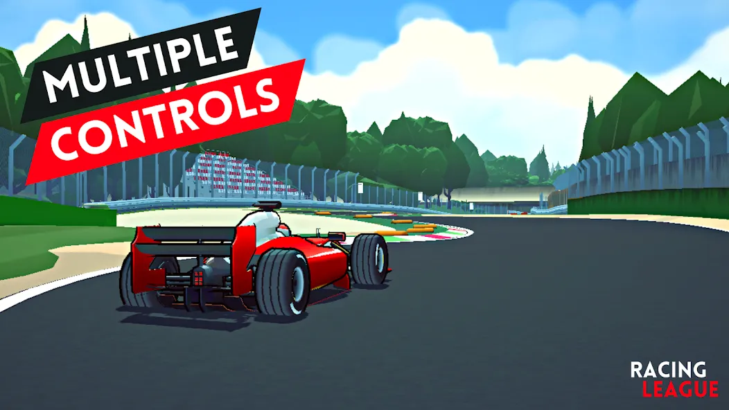 Взлом Racing League: 3D Race Offline — Безлимитные деньги и топливо — скриншот 3