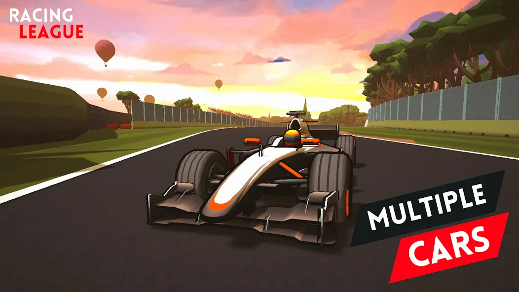 Взлом Racing League: 3D Race Offline — Безлимитные деньги и топливо — скриншот 5