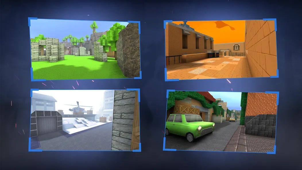 KUBOOM 3D: FPS Shooting Games на Андроид — Мод Безлимитные деньги и оружие — скриншот 5