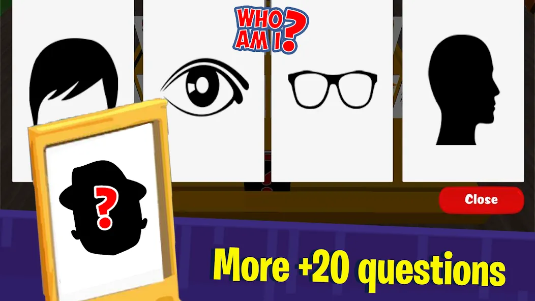 Взломанная Guess who am I Board games на Андроид — Открыты все персонажи и уровни — скриншот 3
