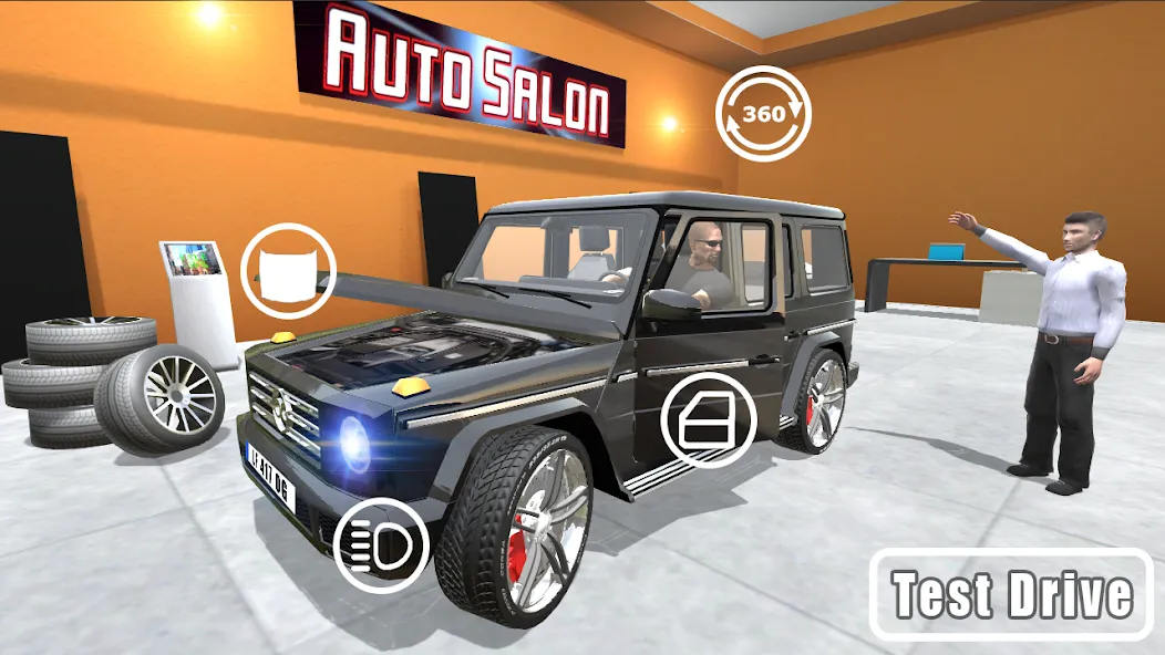Offroad G-Class (Мод Безлимитные деньги и открытые машины) — скриншот 1