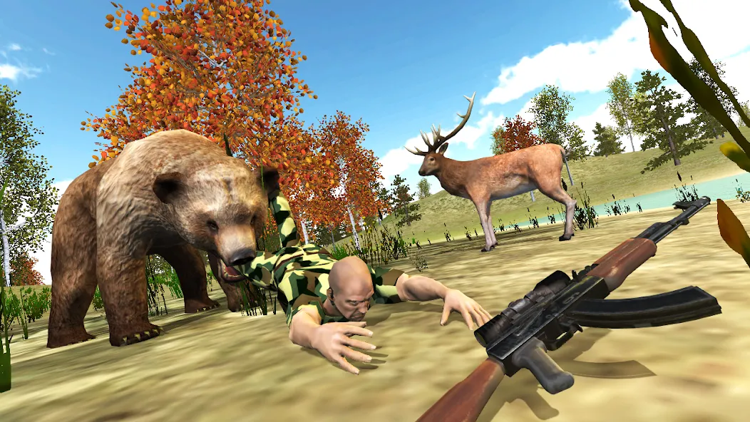 Hunting Simulator 4x4 на Андроид — Безлимитные деньги и патроны — скриншот 4