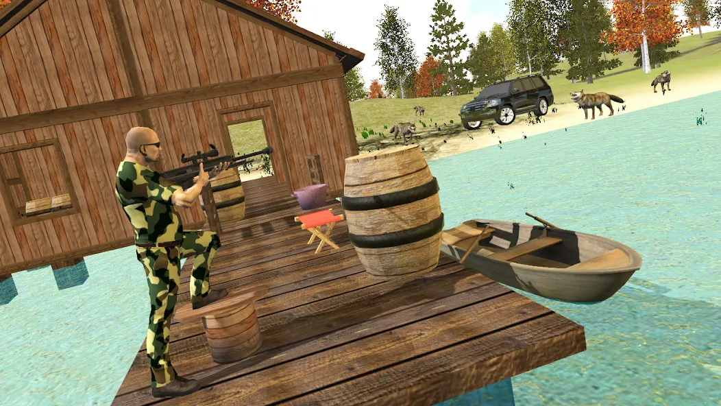 Hunting Simulator 4x4 на Андроид — Безлимитные деньги и патроны — скриншот 5