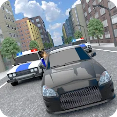 Police Car Chase — Мод: Без рекламы и бесконечные деньги