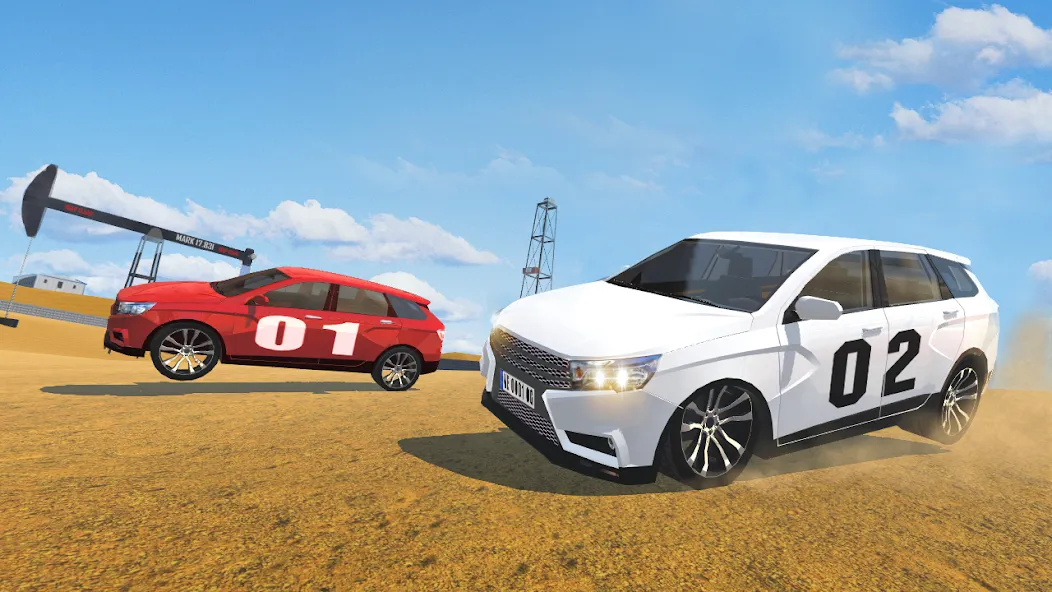 Скачать Russian Cars: VestaSW — Последняя версия (Безлимитные деньги и открыты все машины) — скриншот 5