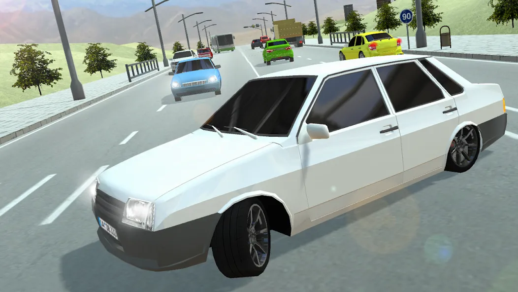 Russian Cars: 99 and 9 in City (Мод Безлимитные деньги и топливо) — скриншот 3