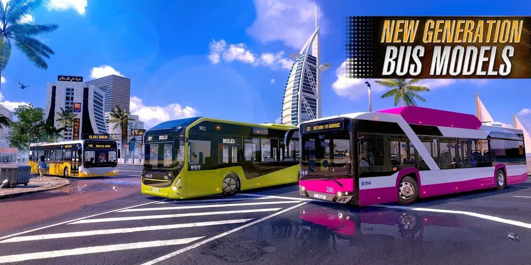 Bus Simulator 2023 MOD — Безлимитные деньги и все автобусы на Андроид — скриншот 1 Bus Simulator 2023 MOD — Безлимитные деньги и все автобусы на Андроид — скриншот 1