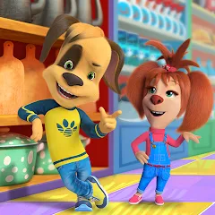 Скачать Pooches Supermarket: Shopping на телефон — Безлимитные деньги и все покупки доступны