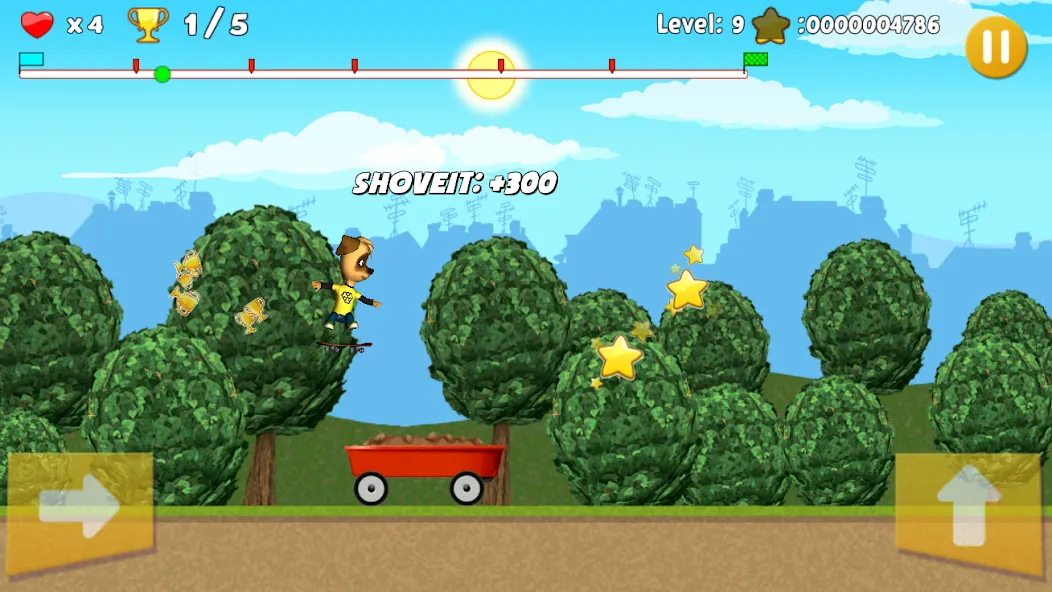 Pooches: Skateboard — Мод: Много денег и бонусов — скриншот 5
