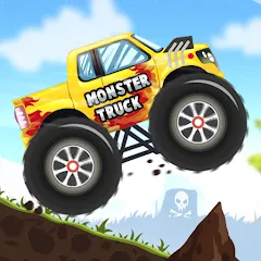 Скачать Kids Monster Truck Racing Game — Модификация Без рекламы и все машины открыты