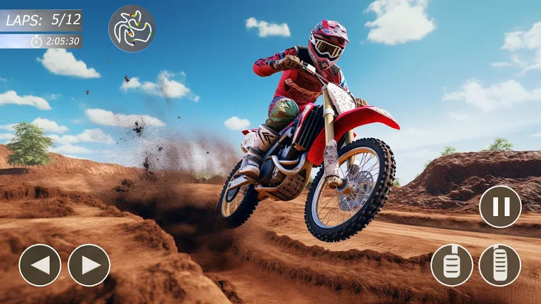 MX Bikes: Motocross Dirt bikes MOD APK — Безлимитные деньги и открытые байки — скриншот 2