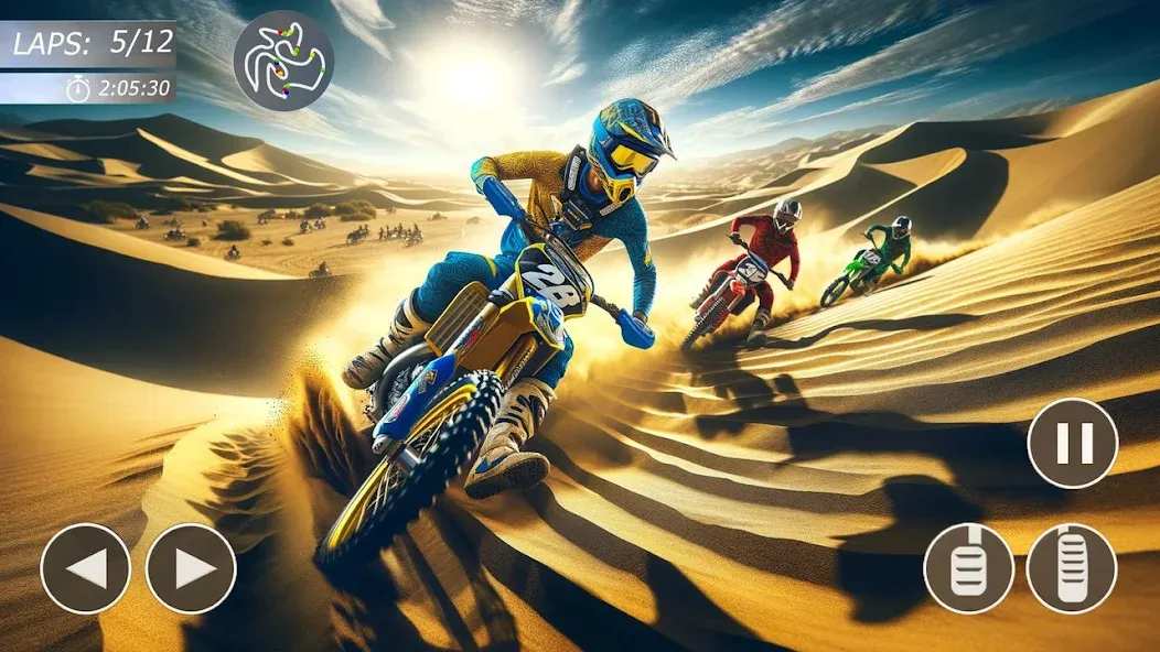 MX Bikes: Motocross Dirt bikes MOD APK — Безлимитные деньги и открытые байки — скриншот 5