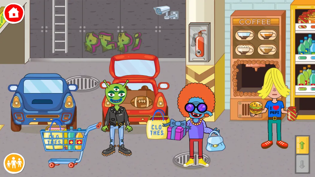 Pepi Super Stores: Fun & Games Mod APK Открыты все предметы и локации — Скачать на Андроид — скриншот 3
