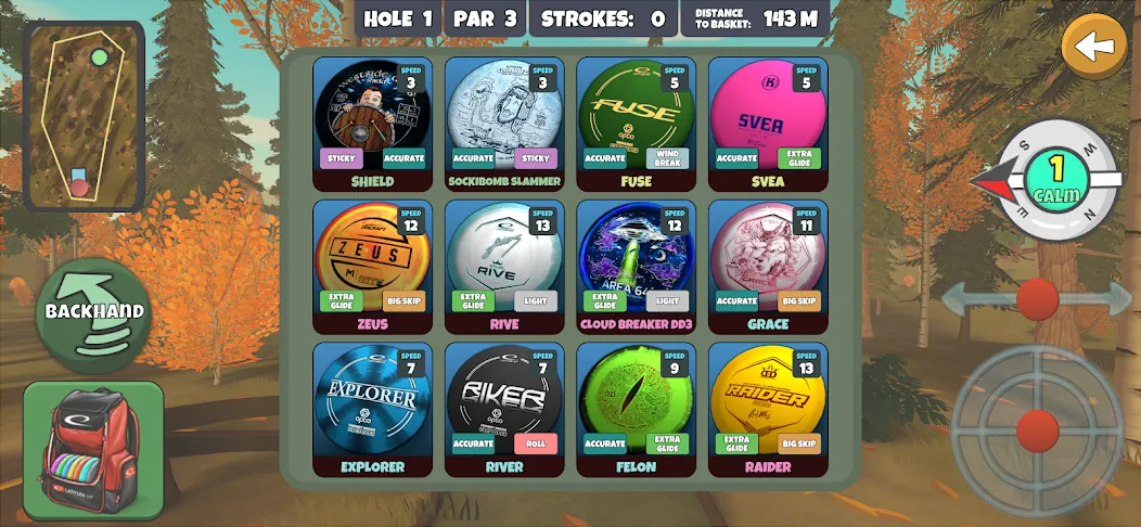 Скачать Disc Golf Valley на телефон — Безлимитные диски и открыты все поля — скриншот 3 Скачать Disc Golf Valley на телефон — Безлимитные диски и открыты все поля — скриншот 3