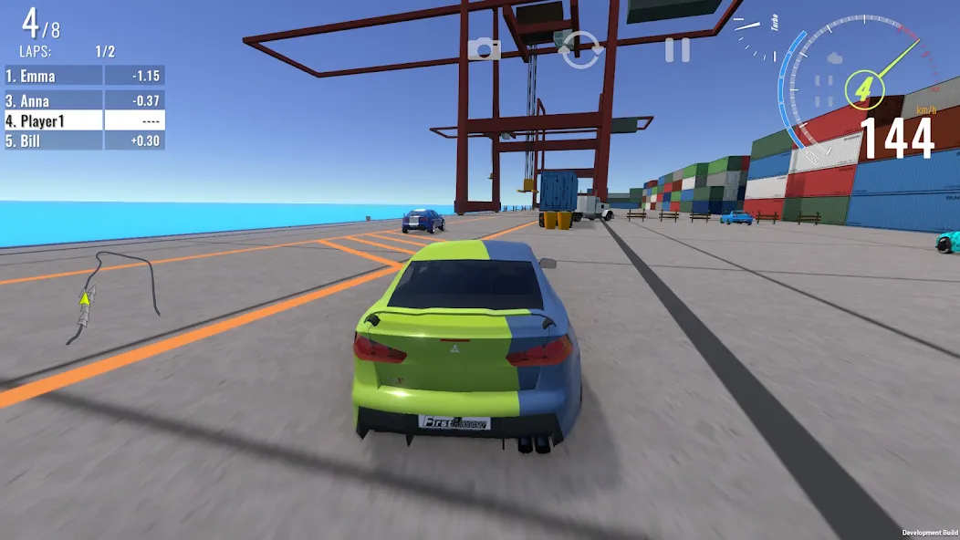 First Racer (Мод Безлимитные деньги и ускорение машин) — скриншот 3 First Racer (Мод Безлимитные деньги и ускорение машин) — скриншот 3