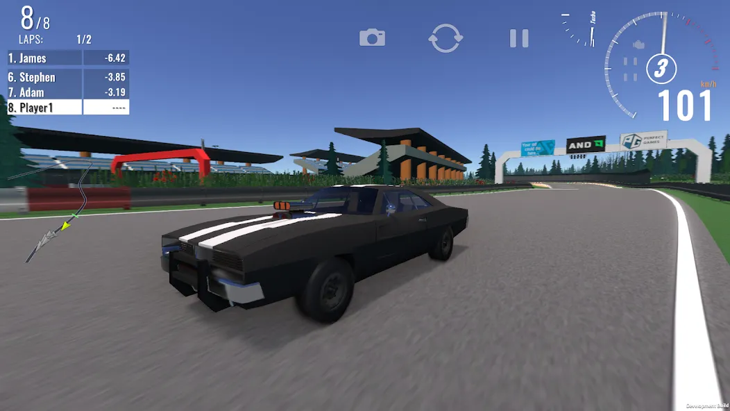 First Racer (Мод Безлимитные деньги и ускорение машин) — скриншот 5 First Racer (Мод Безлимитные деньги и ускорение машин) — скриншот 5