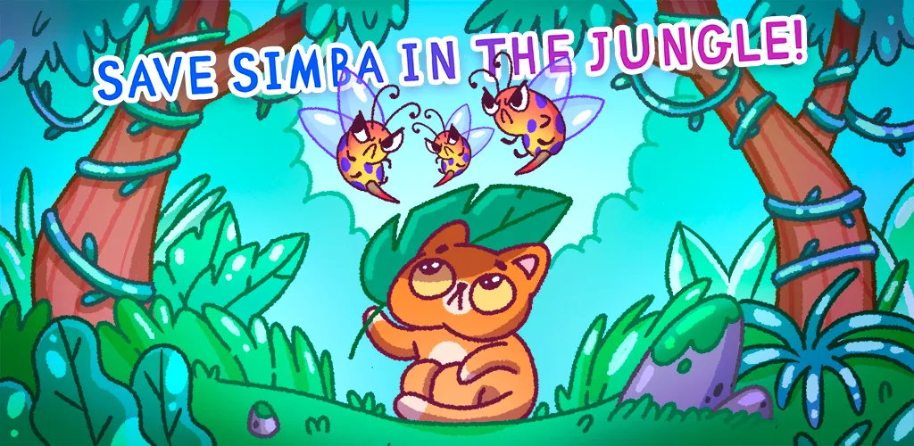 Взломанная Save Simbachka на Андроид — Безлимитные монеты и открытые уровни — скриншот 1