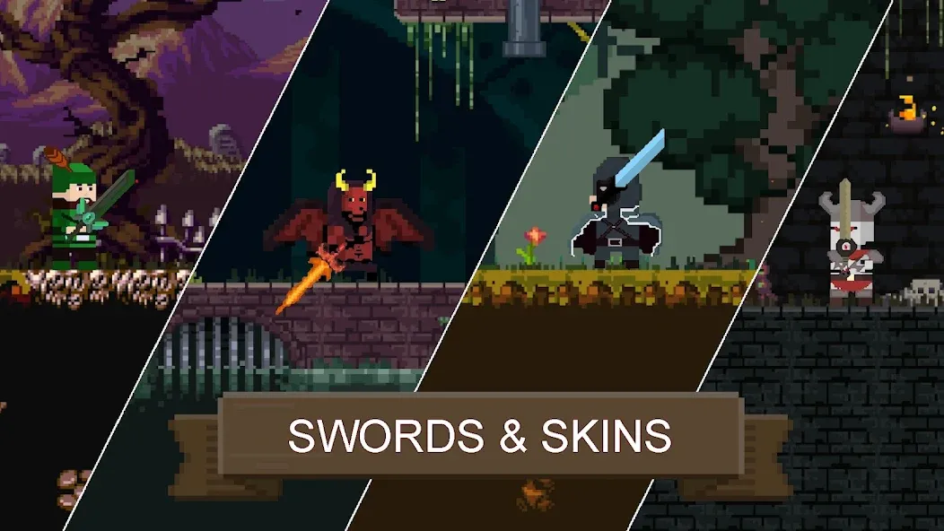 Скачать Rune Sword: Action Platformer на Android — Безлимитные деньги и энергия — скриншот 5