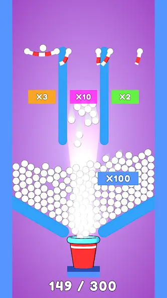 Balls and Ropes: Cut 'n Bounce MOD — Безлимитные монеты и подсказки на Андроид — скриншот 1 Balls and Ropes: Cut 'n Bounce MOD — Безлимитные монеты и подсказки на Андроид — скриншот 1
