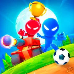 Stickman Party 2 3 4 MiniGames MOD APK на Android — Много мини-игр без ограничений