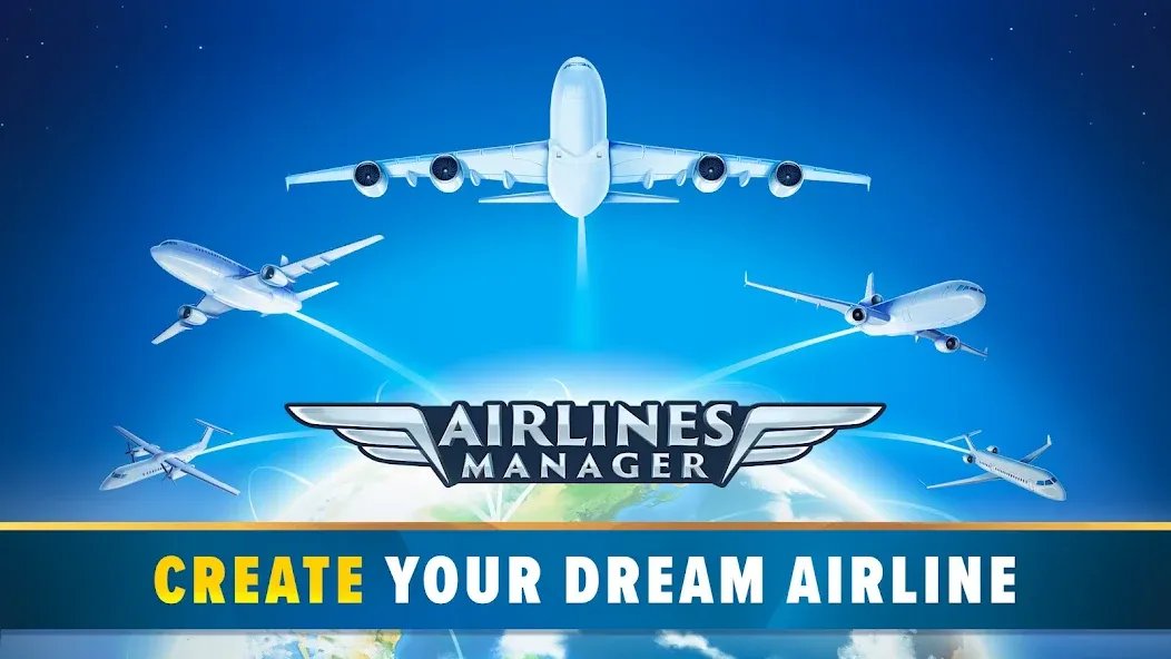 Скачать Airlines Manager: Plane Tycoon на Android — Безлимитные деньги и все самолеты открыты — скриншот 1