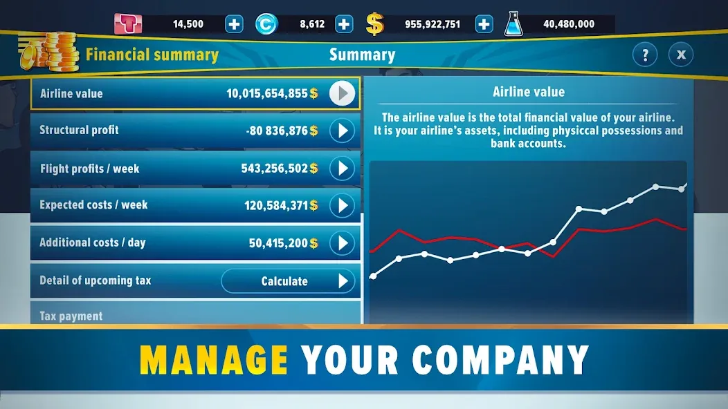 Скачать Airlines Manager: Plane Tycoon на Android — Безлимитные деньги и все самолеты открыты — скриншот 5