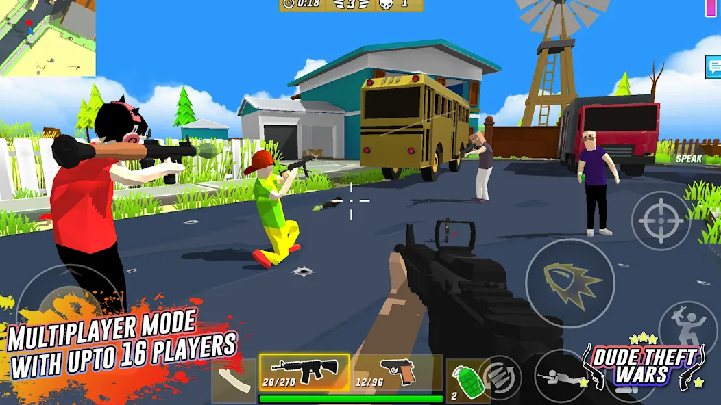 Dude Theft Wars Shooting Games MOD APK на Android — Безлимитные деньги и оружие — скриншот 2 Dude Theft Wars Shooting Games MOD APK на Android — Безлимитные деньги и оружие — скриншот 2