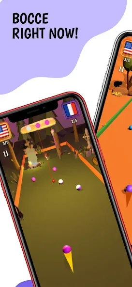 Скачать взломанную Bocce Ball 3D: Nations League — Безлимитные деньги и все страны открыты — скриншот 1 Скачать взломанную Bocce Ball 3D: Nations League — Безлимитные деньги и все страны открыты — скриншот 1