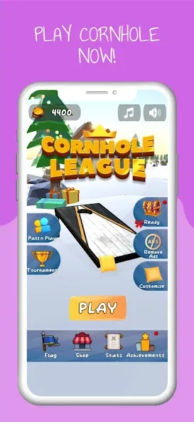 Скачать Cornhole 3D: Nations League с модом — Безлимитные монеты и открыты все страны — скриншот 1
