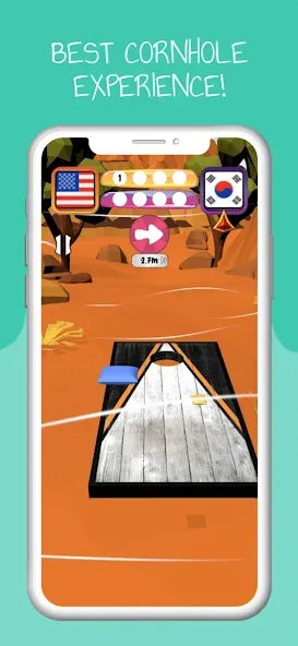 Скачать Cornhole 3D: Nations League с модом — Безлимитные монеты и открыты все страны — скриншот 5
