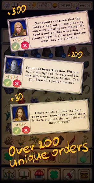 Скачать Potion shop: Alchemy Simulator на телефон — Безлимитные деньги и ресурсы — скриншот 2 Скачать Potion shop: Alchemy Simulator на телефон — Безлимитные деньги и ресурсы — скриншот 2