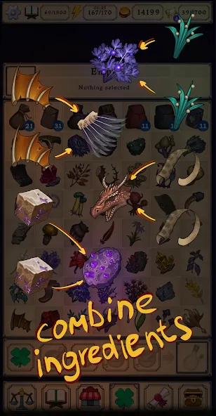 Скачать Potion shop: Alchemy Simulator на телефон — Безлимитные деньги и ресурсы — скриншот 3 Скачать Potion shop: Alchemy Simulator на телефон — Безлимитные деньги и ресурсы — скриншот 3