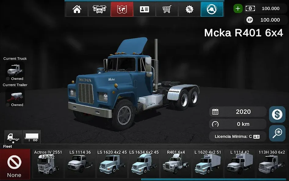 Grand Truck Simulator 2 MOD APK на Android — Безлимитные деньги и топливо — скриншот 1