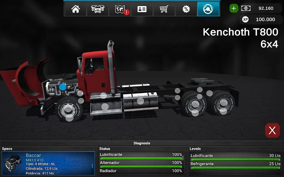 Grand Truck Simulator 2 MOD APK на Android — Безлимитные деньги и топливо — скриншот 2