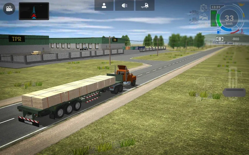 Grand Truck Simulator 2 MOD APK на Android — Безлимитные деньги и топливо — скриншот 3