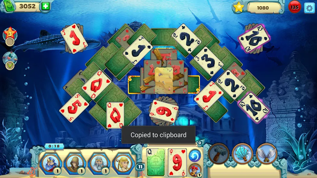 Скачать Solitaire Atlantis на Андроид — Безлимитные монеты и все уровни — скриншот 3