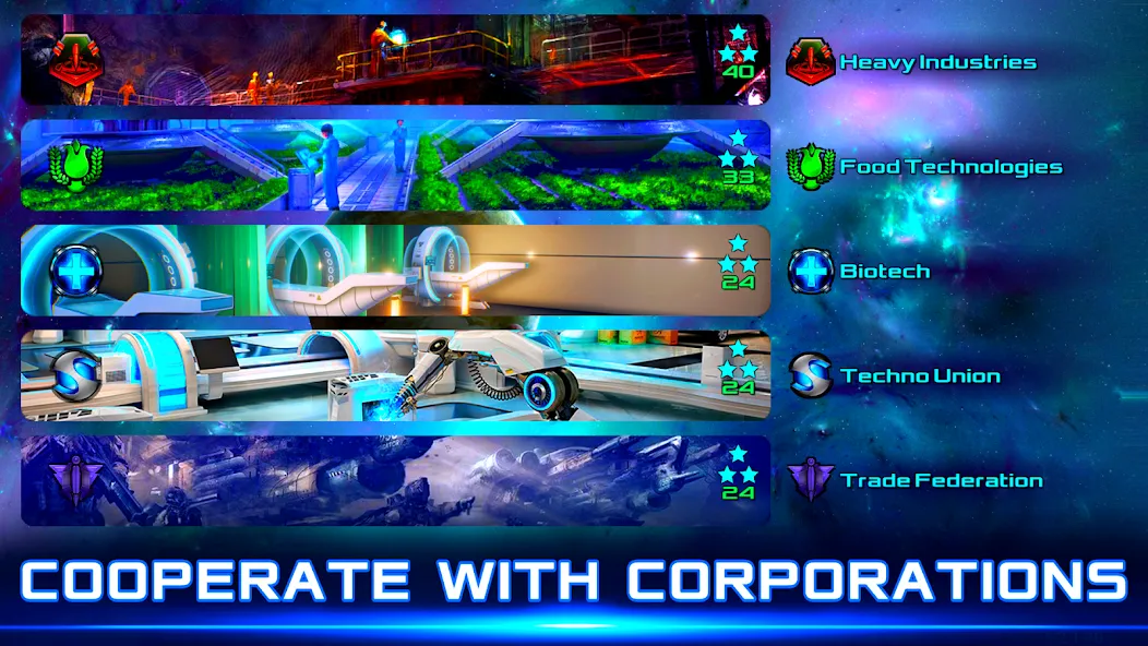 Idle Space Business Tycoon — Безлимитные деньги и космические ресурсы — скриншот 3