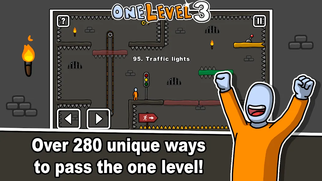 Скачать One Level 3 Stickman Jailbreak — Модификация Безлимитные подсказки и открыты все уровни — скриншот 2 Скачать One Level 3 Stickman Jailbreak — Модификация Безлимитные подсказки и открыты все уровни — скриншот 2
