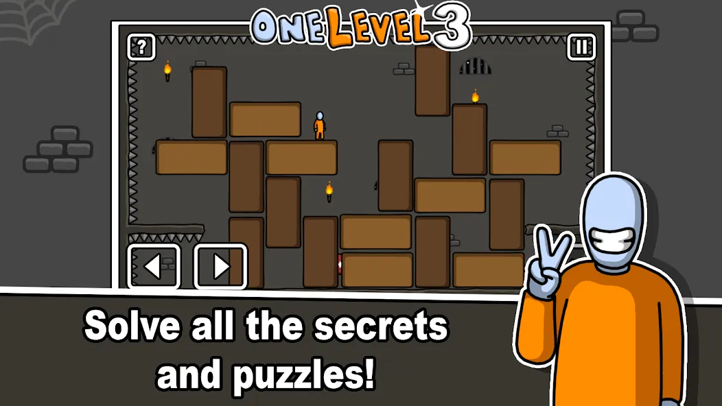 Скачать One Level 3 Stickman Jailbreak — Модификация Безлимитные подсказки и открыты все уровни — скриншот 4 Скачать One Level 3 Stickman Jailbreak — Модификация Безлимитные подсказки и открыты все уровни — скриншот 4