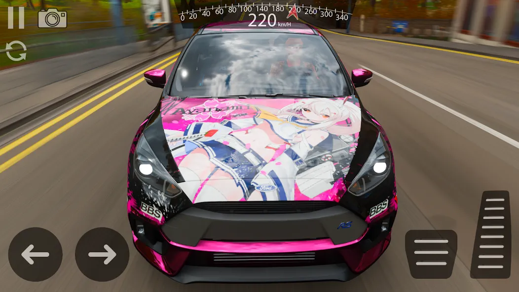Drive Ford Focus RS Simulator Mod APK Безлимитные деньги и топливо — Скачать на Андроид — скриншот 4 Drive Ford Focus RS Simulator Mod APK Безлимитные деньги и топливо — Скачать на Андроид — скриншот 4