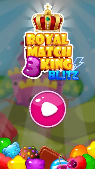 Royal Match King — Мод: Безлимитные монеты и жизни — скриншот 1