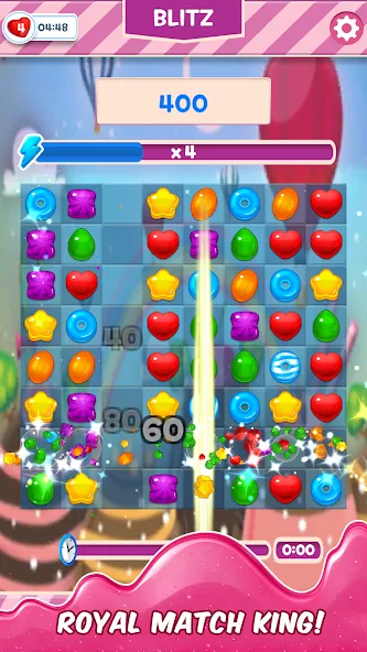Royal Match King — Мод: Безлимитные монеты и жизни — скриншот 2