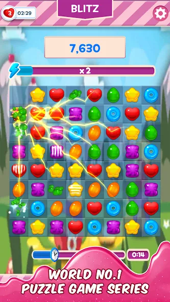 Royal Match King — Мод: Безлимитные монеты и жизни — скриншот 3