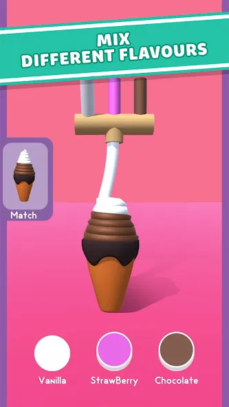 Ice Cream Inc. ASMR, DIY Games MOD APK на Android — Безлимитные деньги и все рецепты открыты — скриншот 1