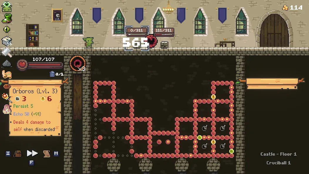 Peglin - A Pachinko Roguelike Mod APK Безлимитные деньги и все улучшения — Скачать на Андроид — скриншот 5 Peglin - A Pachinko Roguelike Mod APK Безлимитные деньги и все улучшения — Скачать на Андроид — скриншот 5