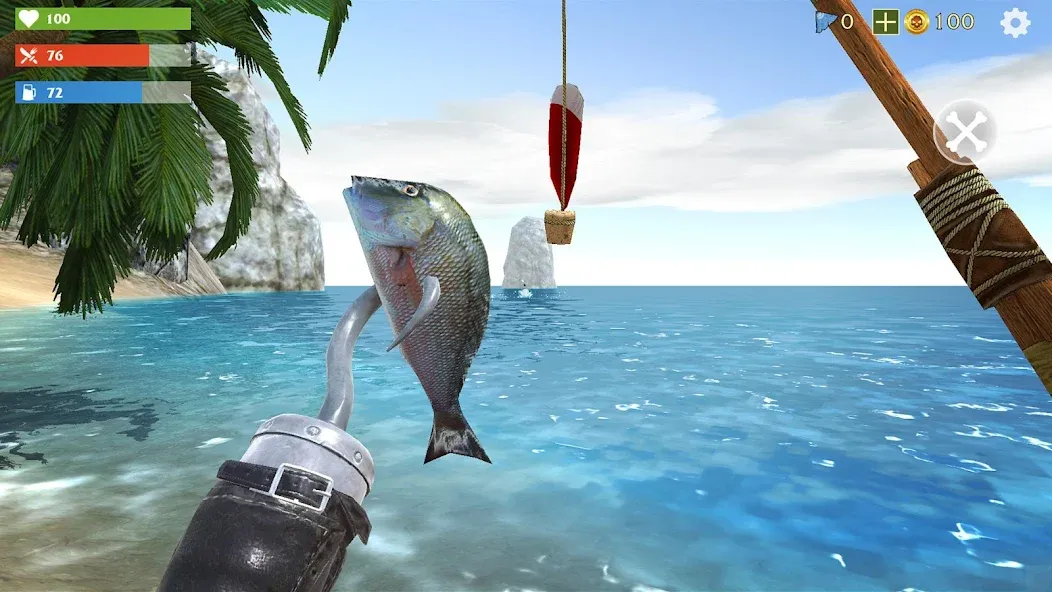 Взлом Last Pirate: Survival Island — Безлимитные ресурсы и здоровье — скриншот 2