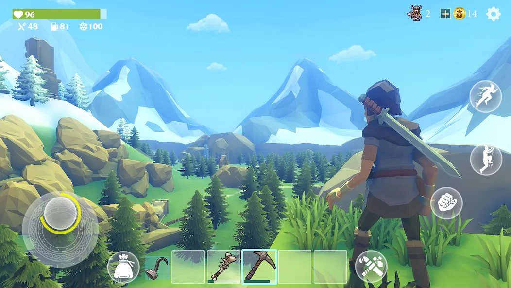 Скачать Last Viking: God of Valhalla на Android — Безлимитные ресурсы и мощное оружие — скриншот 1