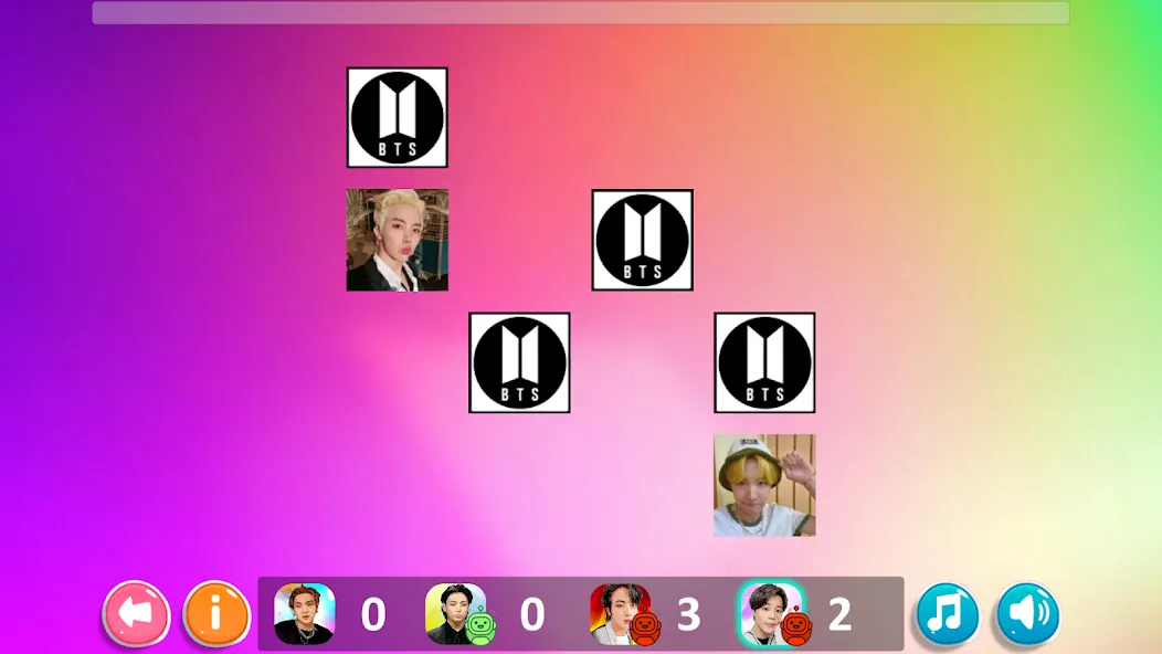 Скачать Bangtan Memory с модом — Безлимитные подсказки и жизни — скриншот 4